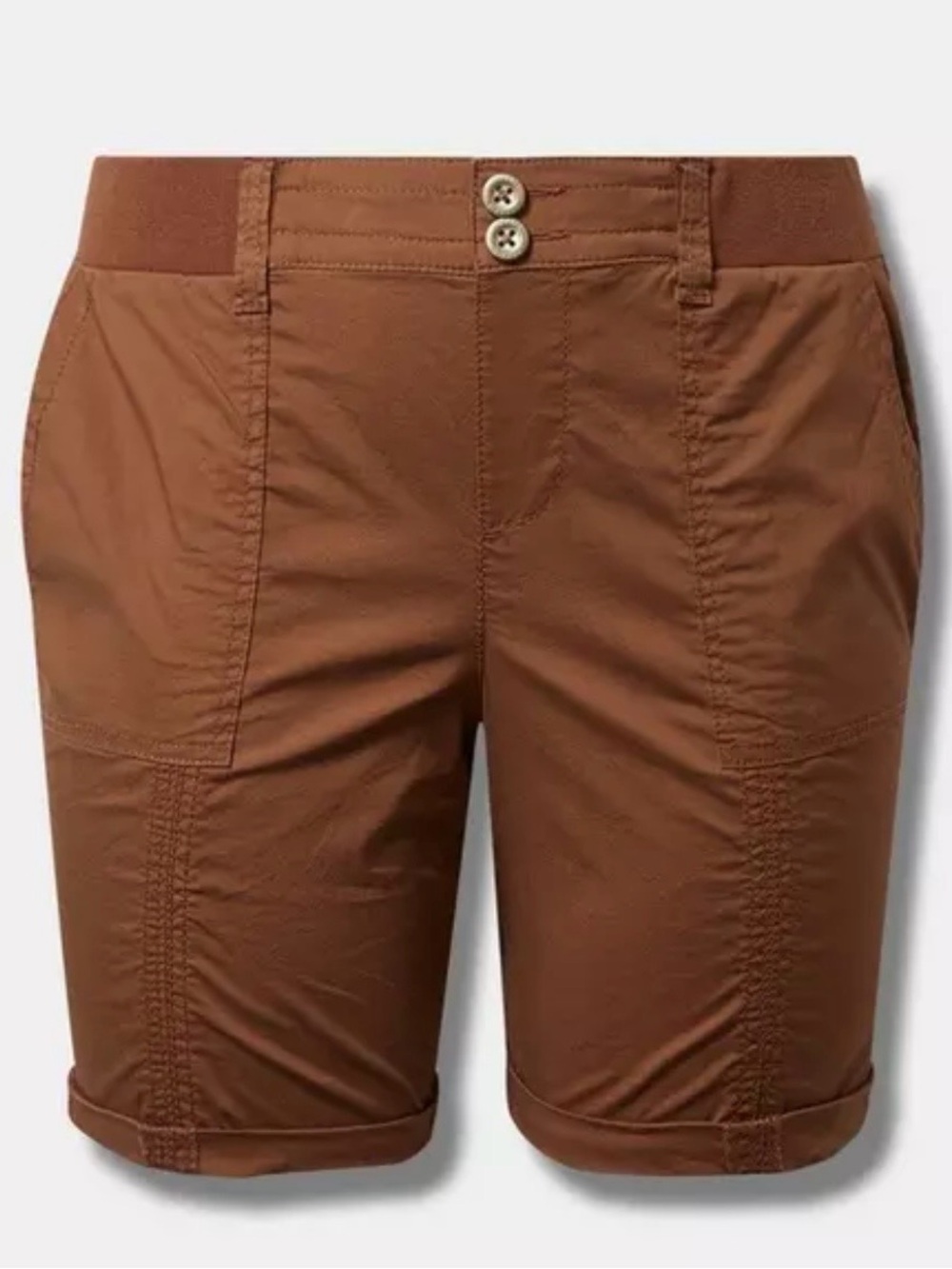 Torrid Poplin Utility Shorts